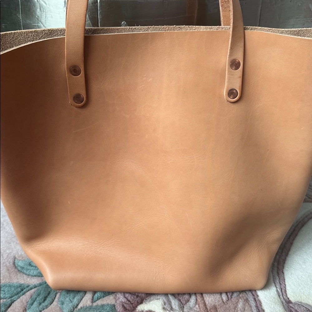 Kmm horween Leather Tote Bag with 7inches strap drop - Picture 2 of 3